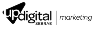 Logotipo do Up Digital, programa do Sebrae com a participação da Feed Consultoria